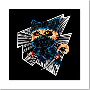 The Ninja Cat #2 Posters and Art